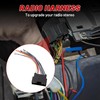 RED WOLF Stereo Wiring Harness w/Antenna Adapter Connector Plug for