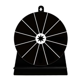 Perfeclan Rotating Wheel Roulette Wheel Acrylic Editable Drinking Game for Adults Turntable Game for Party Favors Commercial Pub Home