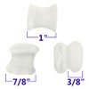 Iconikal Gel Orthotic Toe Spreader Spacer Separator Corrector Straightener, Medium,