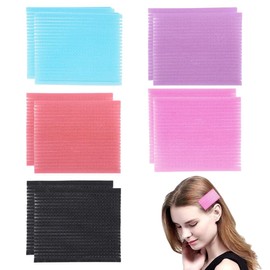 EIROVYA Pull Through Hair Loop Magic Clip - Paste Glue for Hair Toppers, Pony Cycles in Various Colours, Pack of 10, bronze