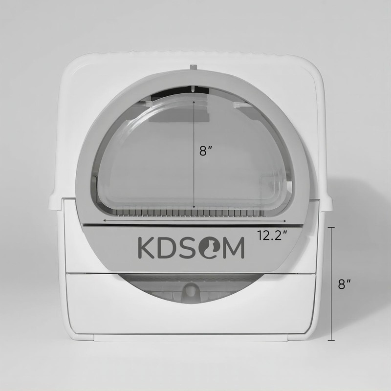Self Cleaning Litter Box, Semi-Automatic Litter Box Scoop Free Cat