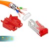 BIGtec Hirose TM21 RJ45 Connectors Network Connector 25 Pieces Red