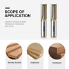 Router Bit Set for Woodworking, 1/2" Shank, Slotted Diameter 0.39inch，Straight