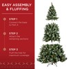 Best Choice Products 6Ft Pre-lit Pre-Decorated Pine Hinged Artificial Christmas