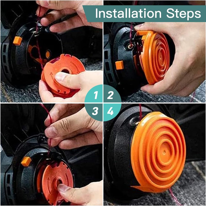 WA0007 Replacement Cap Cover Compatible with Worx WG105 WG119 WG116