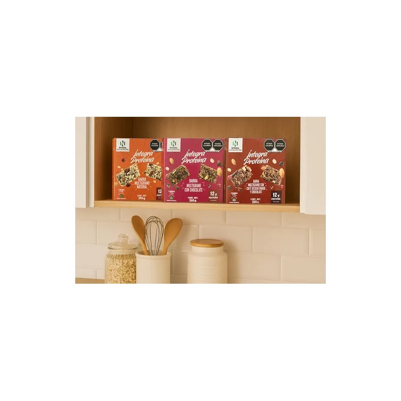 Barra Proteica Íntegra Café 12g Proteína 260g