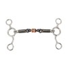 Horse Gag Ring Snaffle Stainless Steel Brass 145mm Mouthpiece Horse