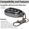 QSDIYRF Garage Remote Compatible with Doorworks Roller Door DC800N DC1200N