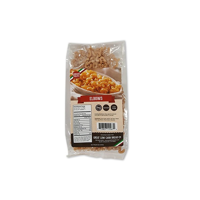 Low Carb Pasta, Great Low Carb Bread Company, 8 oz.