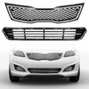 HECASA Upper+Lower Bumper Grille Compatible with 2014-2015 Kia Optima Front