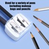Pack of 4 Double Hole Pencil Sharpener, Portable Pencil Sharpener,