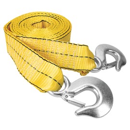 Performance Tool W1822 2-Inch X 20' Tow Strap W/Hooks - Heavy Duty Nylon Rope for Towing Cars, Trucks, and SUVs with Ease and Safety