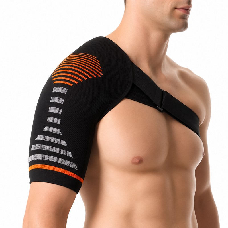 Compression Shoulder Support Brace for Daily Stability – Breathable Adjustable