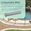 ArrogantF 5 Pack Gray Sleeve and Cap Set for Pool