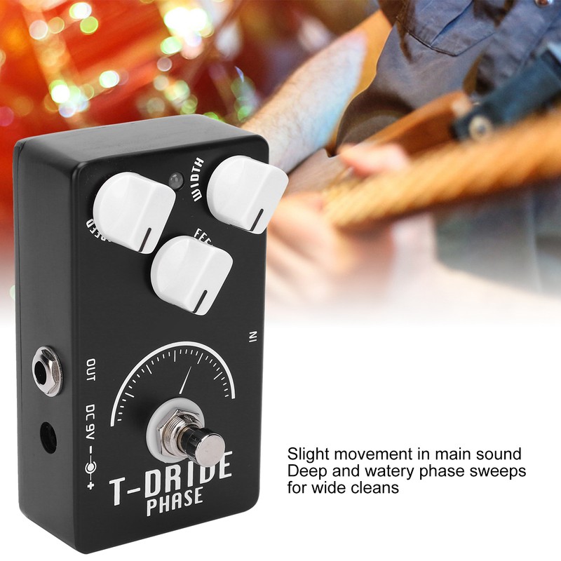 Guitar Phaser Pedal Electric Analog Phase Shifter Effect Musical Instrument