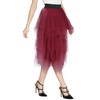 Women's Elastic Waist Tutu Princess Tulle Underskirt Pettiskirt - Petticoat