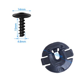 80Pcs Car Wheel Arch Lining Clips with Torx Screws 4F0825429A N90775001 Compatible with A1 A4 A5 A6 A7 Q5 Interior Wheel Arch Liner Splashguard Clips