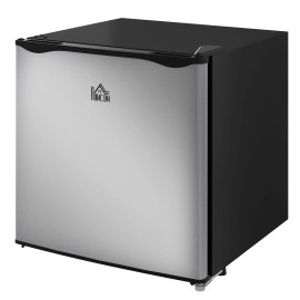 Compact Silver Mini Upright Freezer 1.1 Cu.Ft Class a Energy Efficient Swing Door Design Removable Shelves for Household Usecolor: Silver Color