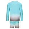 Moon Tree Boys Two Piece Rash Guard Swimsuits Set Kids