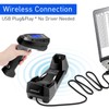 2D Barcode Scanner, ONEWSCAN Wireless QR Code Scanner 2 in