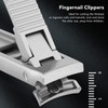 Nail Clippers Double Sided Stainless Steel Curved Slant Nail Clippers