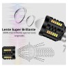 Par Foco Lupa Proyector Luz Bco Amarillo Moto Italika W150