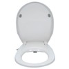 Non-Electric Bidet Toilet Seat, Round Fit with Quiet-Close Lid, Dual
