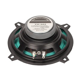 Car Coaxial Speaker Stereo, 100W, 4 Ohm, Medium Range, High Sensitivity, 5 Inch, 2 Way Car Coaxial Speaker for All Car Sound Systems