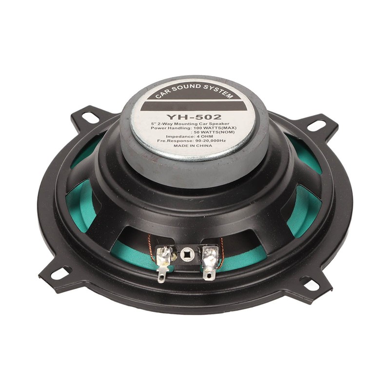 Car Coaxial Speaker Stereo, 100W, 4 Ohm, Medium Range, High