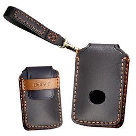 [TECART] Mazda Keyless Genuine Leather Key Case for Mazda, Compatible with New CX-8, CX-5, CX-30, CX-3, MAZDA3, Roadster, MX-30, MAZDA6, Sedan, Wagon, CX-60, etc. Key Protection, Genuine, black 3