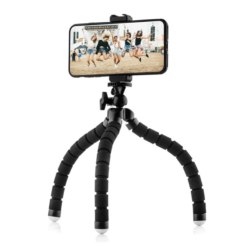 MOJOGEAR Flexible tripod with foam rubber legs – Suitable for