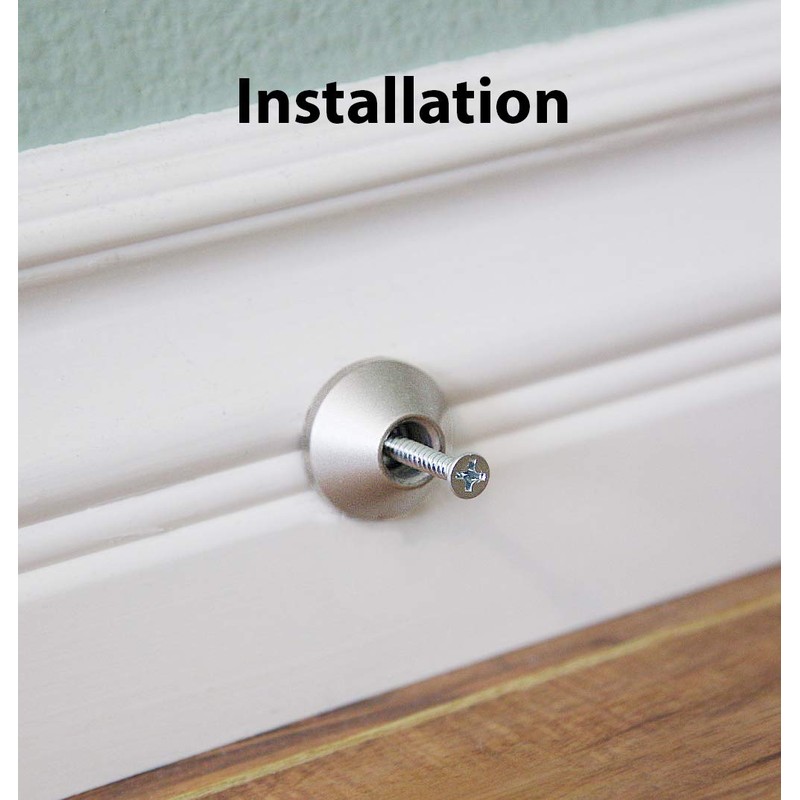 Safus Magnetic Door Stop - Gold Brass - 2pc