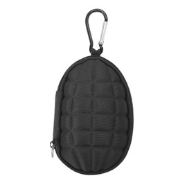 PATIKIL Billiard Accessories Storage Bag, Chalk Case Bag Portable Clip-on Attaching Coin Purse Pool Billiard Accessory, Black