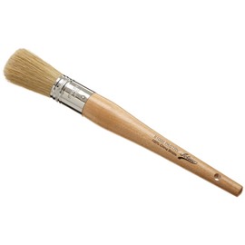 Ateco Pastry Brush Baking Supply, 1 1/16" - Round, Brown