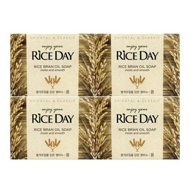 Mugunghwa Lion Riceday Rice Facial Soap Glow 90g 4-Pack