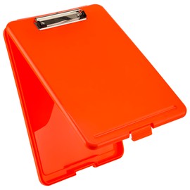 Saunders Slim Mate, Top Opening, 24 x 33.5 cm, Black neon Orange