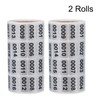 MECCANIXITY 1 to 1000 Consecutive Number Stickers Inventory Label Black