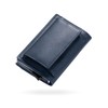 Mura Men's Trifold Mini Wallet Skimming Prevention Wallet Genuine Leather