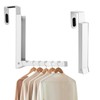 Uenhoy Foldable Over The Door Hanger Hooks for Clothes, Collapsible