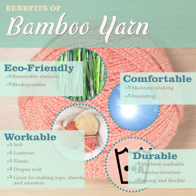 JubileeYarn Bamboo Cotton Yarn Chunky 100g/ball - Clear Water -