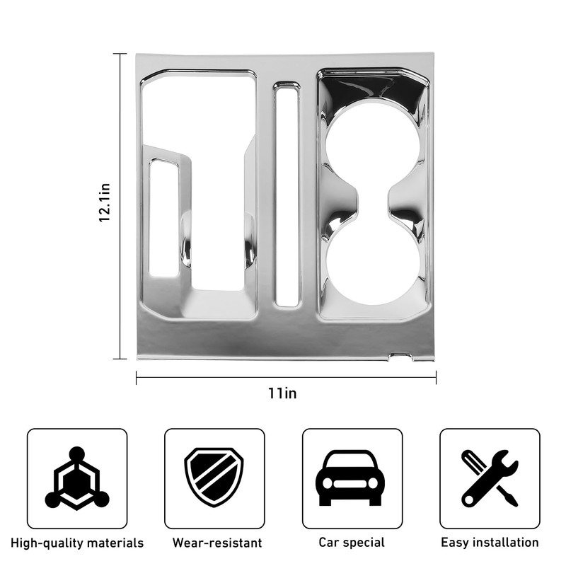 Linskip Center Console Gear Shift Panel Trim Compatible with Ford