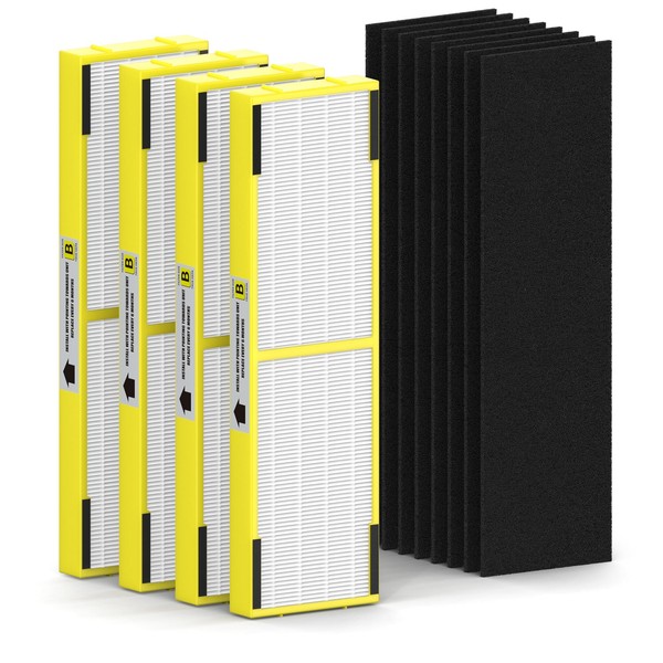 SAKEGDY 4 Packs FLT4825 HEPA Replacement Filter B Compatible with