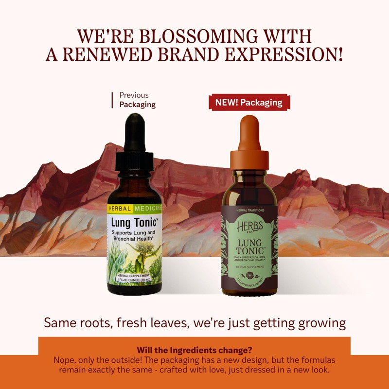 Herbs Etc. - Lung Tonic - Promotes Healthy Lung Function