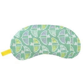 Natural Materials, Salt Power, Warm with the Power of Mung Beans, Salt Eye Pillow, Flying Green, Large, 11.4 x 5.1 x 0.6 inches (29 x 13 x 1.5 cm), Wrap Your Eyes Firmly, Relaxing with the Scent of
