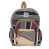 Marubhumi Small Hemp Backpack Lightweight Cotton Daypack Handmade Himalayan Bohemain
