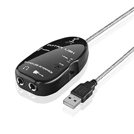 FastSun New Guitar to USB Interface Link Audio Cable PC/MAC Recording Music Adapter