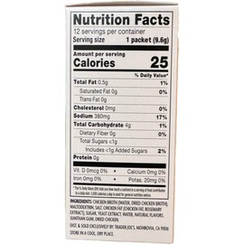 Chicken Broth Concentrate, Makes 12 cups (12 packets)