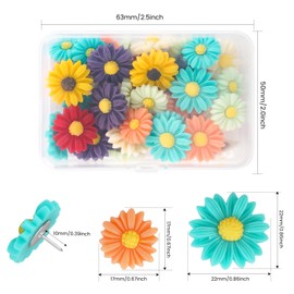 Temoyj Temoyj Decorative Thumb Tacks 24 Pcs Colorful Cute Pushpins for CorkBoard,Feature Wall, Office Organization or Home?- (Butterfly)