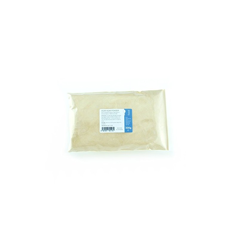Agar Agar/Agar Fine Powder 200g - Food Grade Powder