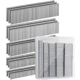 Brad Nails 18 Gauge, 5000PCS 18 GA Brad Nails, Assorted Galvanized Nails for Electric & Pneumatic Brad Nailer Gun, 3/8",5/8",3/4",1",1-3/16"